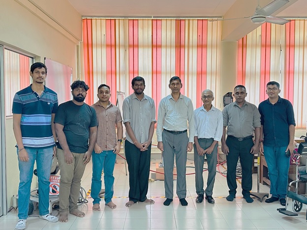 Lab members on the last day of my M.Sc. at University of Moratuwa
